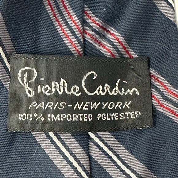 Vintage Pierre Cardin Striped Tie - Picture 3 of 3